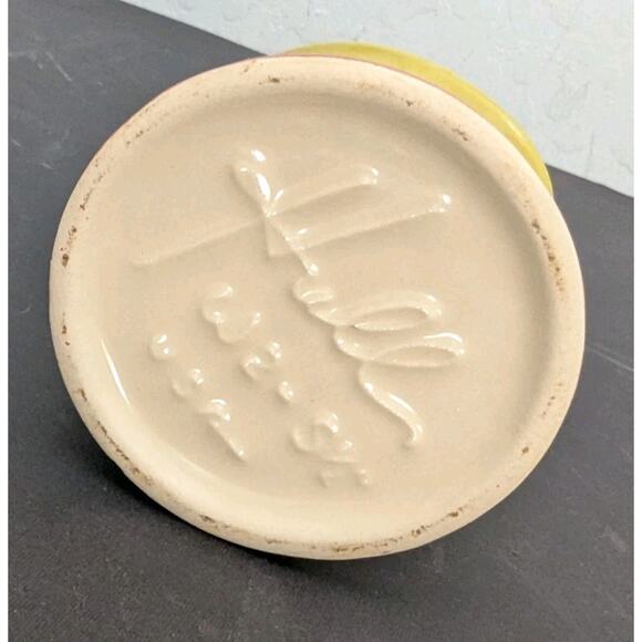 Hull Pottery Cornucopia Vase 6 Inch Yellow/ Blue Pink Floral 6 Inch Vintage - Picture 5 of 7